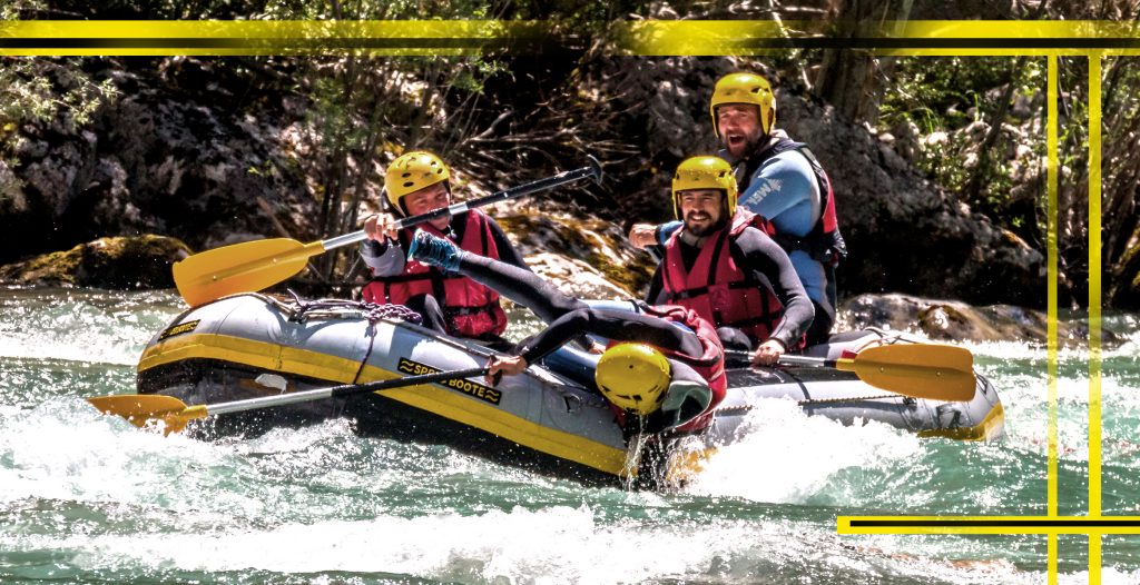 come to have a trip in rafting