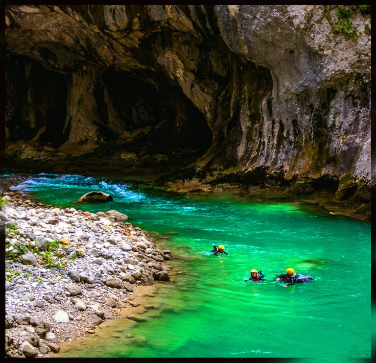 la rando aqua, proche du lac de sainte croix