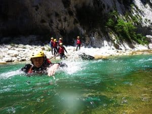 aqua trekking in the verdon