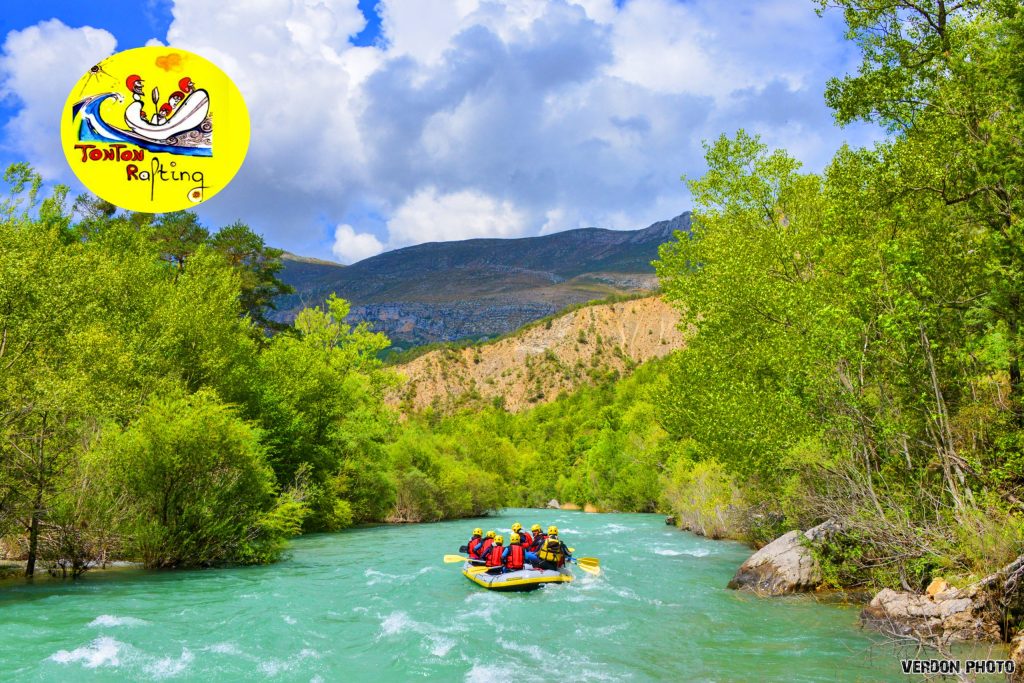 rafting en famille dans les gorges du verdon