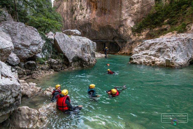 aqua rando dans les gorges du verdon